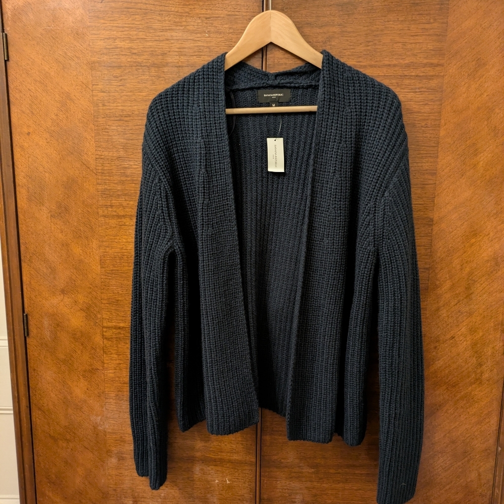 Banana Republic Dark Blue Cardigan Sweater